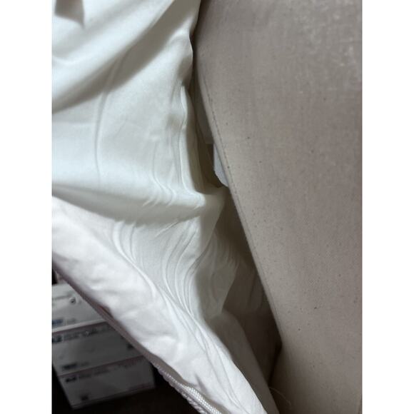 Rebecca Taylor Short Sleeve Stretch Textured Scoop Neck White Lined Dress Sz 10 - Picture 12 of 15